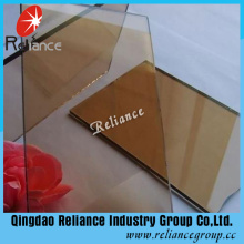 Euro-Bronze Color Painted Float Glass pour Décoration