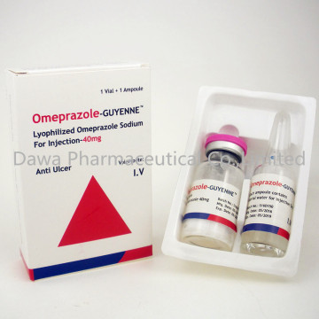 Buena Salud Anti Ulcer IV 1 + 1 Omeprazol para Inyección