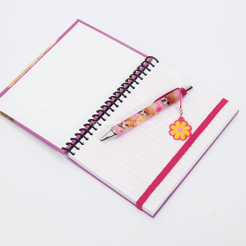 Journal Diary with Pen And Rubber Band