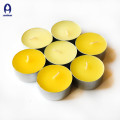 2018 new design popular scented and colorful tealight candles