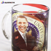 FreeSub 11OZ Sublimation Printing Picture Glass Mugs