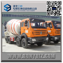 12 Wheeler North Benz 10 M3 Beton Mixer Truck