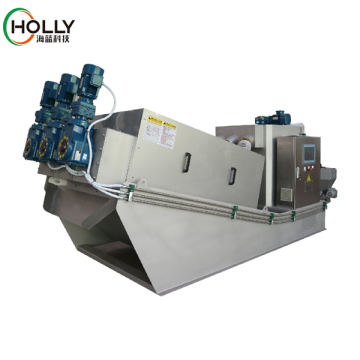 Dehydrator Screw Press Sludge Dewatering Machine