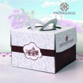 Plastic Window Bake Cake Gift Box Packaging