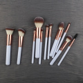 Private Label Logo plastic Cosmetic Makeup Brush Set