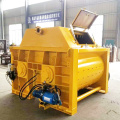Twin shaft self-loading concrete mixer in Africa