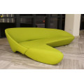 Luxury home furniture moon shaped sofa