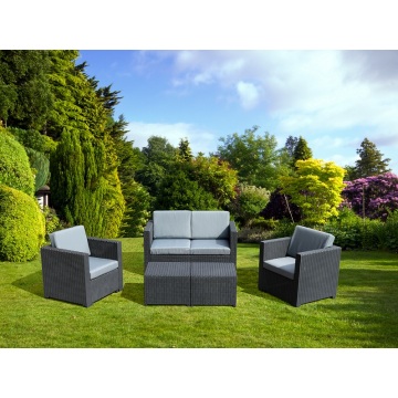 Outdoor round rattan Furniture Patio Plastic Sofa