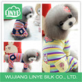 soft stripe bright-coloured dog clothes