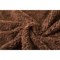 shu velveteen 100% polyester knitting fleece fabric