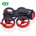 Electrical One-Key Folding Four Wheel Golf Push Cart