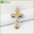 2015 Best Selling Men Jewelry 316L Stainless Steel Gold Cross Pendant