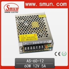 Fuente de alimentación de la conmutación de 60W 12VDC 5A pequeño con 111 * 78 * 36m m