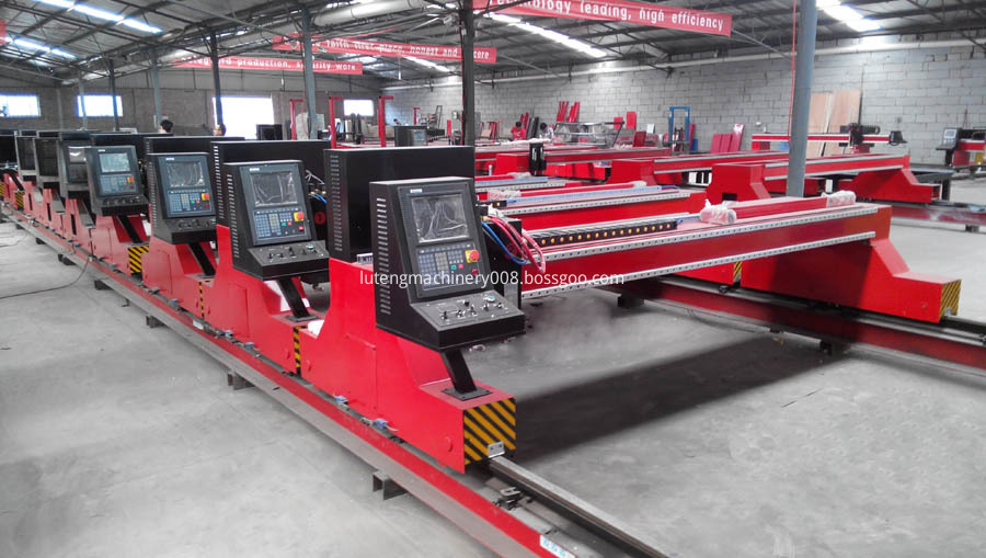 CNC plasma flame cutting machine