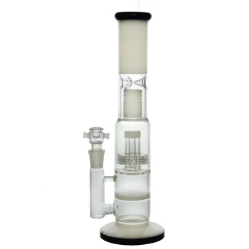 Ice Catcher Hookah Glass Smoking Water Pipe with Stereo Showerhead Perc (ES-GB-459)