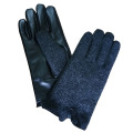 Winter leather gloves sheep leather ladies mens