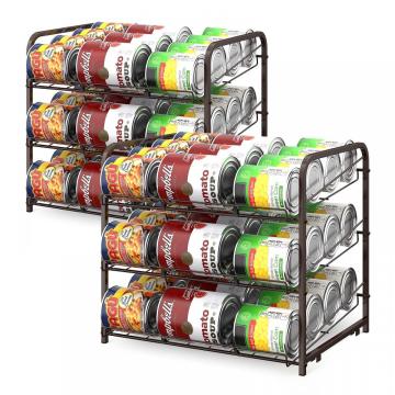 Tabletop Canned Food Storage Dispenser for Kitchen