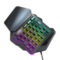 Backlight eine Hand mechanische Tastatur zum Spielen