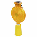 Solar Power LED Warning Light for Traffic Cone