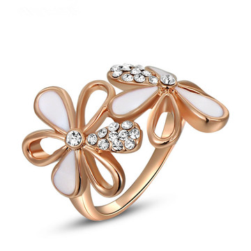 bague à fleur de conception de nouveau en 2015 pour mariage