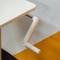 Height Adjustable Desk With Hand Crank