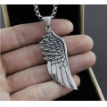 316L Stainless Steel Angel Wings Pendant Necklace Gift