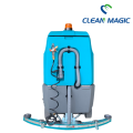 electric concrete floor scrubber cleaning machine