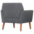 Modern Accent Fabric ArmChair Single Cloth Sofa