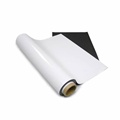 Rolls of flexible rubber magnet sheet