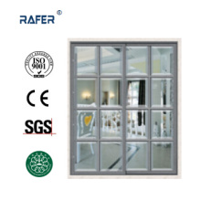 Checkered Design Aluminum Glass Door (RA-G144)