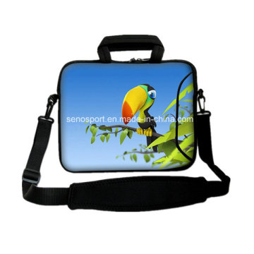 Baratos 15 &quot;luva de laptop de neoprene com alça de transporte (SNLS12)