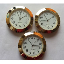 Promotional Analog Quartz Mini Metal Clock Inserts with Custom Logo