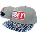 gros léopard impression obéir Snapback cap hommes Hip Pop casquette Snapback chapeau Obey