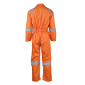 Uniforme de trabalho retardante de fogo de alta visibilidade de cor laranja