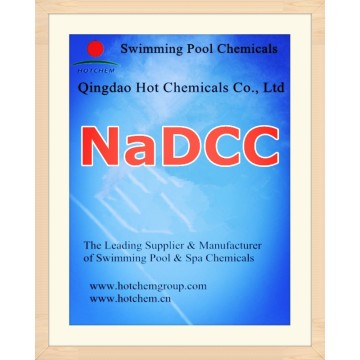 Sanitizer da piscina do Dichloroisocyanurate do sódio (NaDCC)