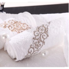 Canasin Gesicht Handtücher Luxus 100 % Baumwolle Stickerei