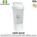 500ml PP BPA freiem Kunststoff Protein Shake Flasche, Kunststoff Shaker (HDP-0310)