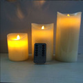 White Romantic LED Simulation Remote Control Candle Lamp for Restaurant