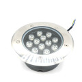 12W Branco Quente Branco Fresco RGB Cor LED Luz Subterrânea / LED Inground Light Exterior