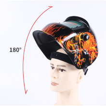 Good quality fashion true color automatic dim shade darken auto solder helmet welding cap for safety protected