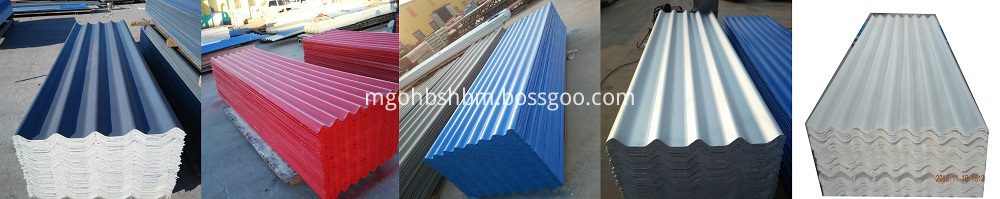 Iron-Crown Anti-corrosion Insulation MgO Roof Tile