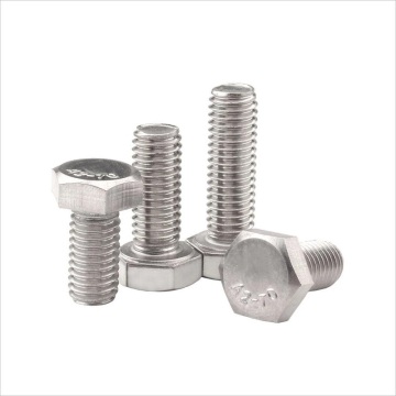 DIN933 304 Stainless Steel Hexagonal Bolt Fastening Parts