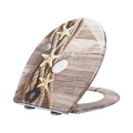 Duroplast Woilet Seat Fermer (étoiles de mer)