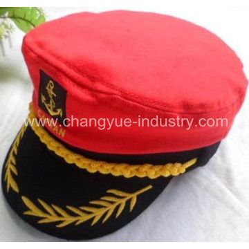 New fashion embroidery cotton captain cap