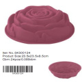 Rose shape silicone cake mould