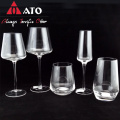 ATO Pink Red Red/Wines Galss Cup Set Sett Gift
