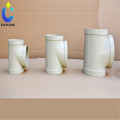 Plastic pvc PE pipe fittings cross Tee