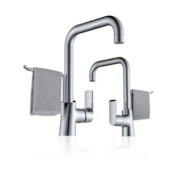 Water Rdge Brass Flexible Single Handle Kitchen Faucet