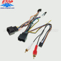 car stereo wiring harness and audio cable assembly