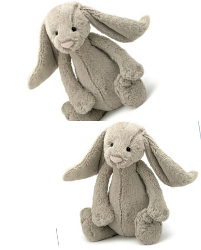 Big White Rabbit Plush Toy